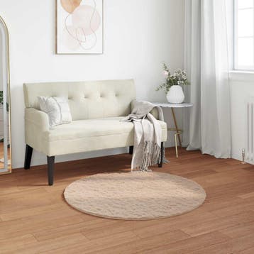 vidaXL Antislip vloerkleed van imitatie konijnenbont OLITE, Verzenden, Nieuw