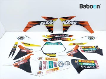 Sticker KTM 125 SX 2011 Factory Graphics Kit (77208190600), Motoren, Verzenden, Gebruikt