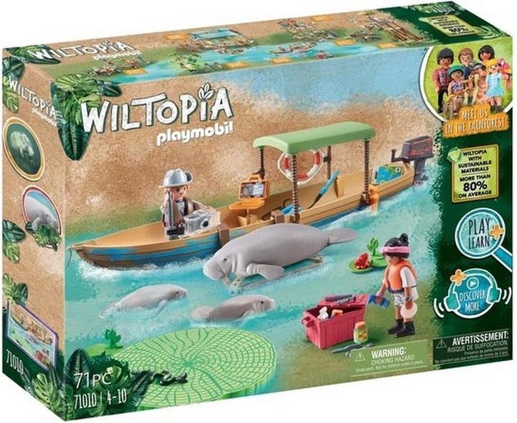 Playmobil Wiltopia - Boottocht naar de zeekoeien 71010 (Nieu, Kinderen en Baby's, Speelgoed | Playmobil, Nieuw, Verzenden