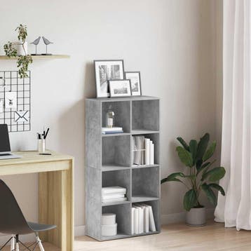 vidaXL Boekenkast/dressoir 66x30x130 cm bewerkt hout, Huis en Inrichting, Kasten | Boekenkasten, Verzenden, 100 tot 150 cm, Nieuw
