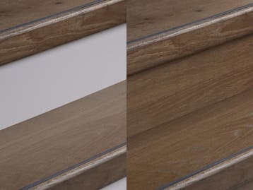 ACTIE - Gerookt whitewash traprenovatie v.a. 699,-, Parket, Crème, Nieuw, Ophalen of Verzenden