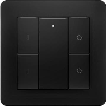 EcoDim 2-voudige ZigBee schakelaar zwart (GIRA 55), Ophalen of Verzenden, Nieuw