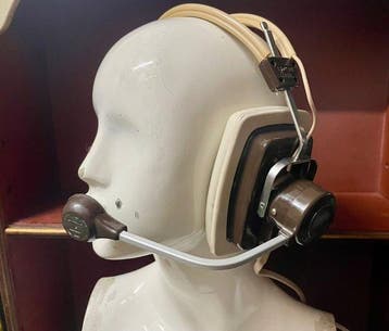 Vintage luchtvaart-headset GEL LT-730-serie - 1970-1980