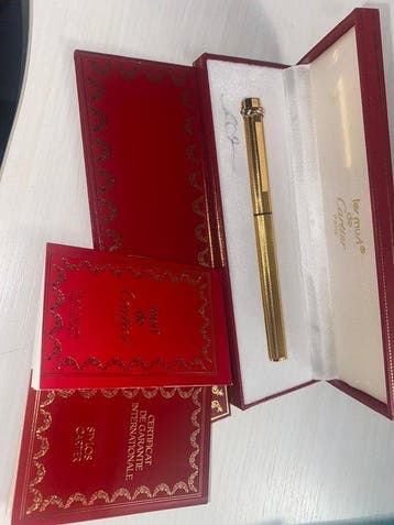 Cartier - Vendome Trinity Godron Stylo Feutre - Zonder, Nieuw
