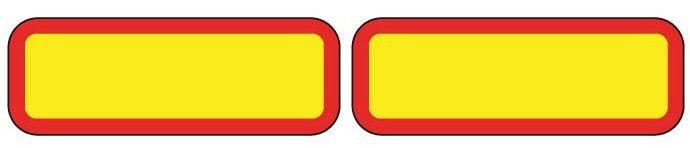 Set stickers achtermarkering aanhangwagen-trailer, Auto-onderdelen, Vrachtwagen-onderdelen, Nieuw, Verzenden