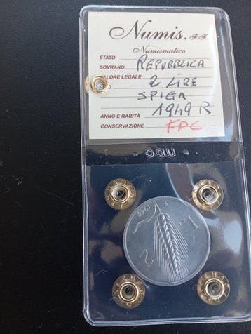 Italië, Republiek 2 Lire 1949 Spiga (Zonder minimumprijs)