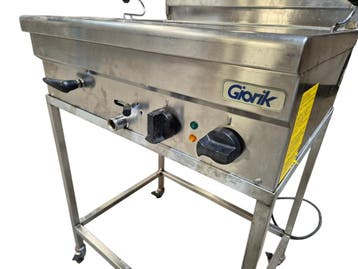 **veiling** Giorik oliebollenfriteuse op onderstel, Gebruikt, Fornuis, Frituur en Grillen