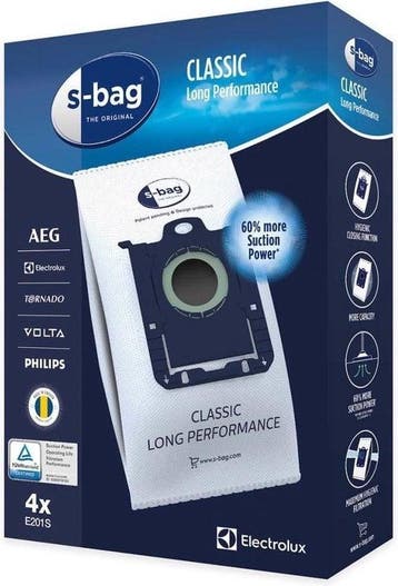 Stofzuigerzak s-bag e201s 4st | retourdeal 32% korting, Ophalen of Verzenden, Zo goed als nieuw