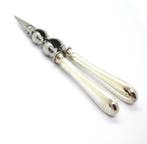 Druivenschaar - Zilver, Staal - zilveren druivenschaar, Antiek en Kunst