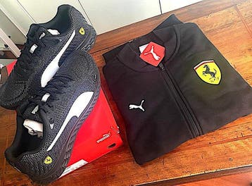 Scuderia Ferrari - Ferrari rijervaring - fleece - schoenen -, Nieuw