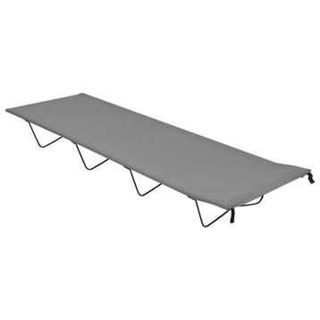 vidaXL Campingbed 180x60x19 cm oxford stof en staal grijs, Verzenden, Nieuw
