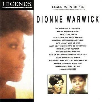 cd - Dionne Warwick - Legends In Music: Dionne Warwick, Verzenden, Zo goed als nieuw