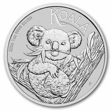 Koala 1 oz 2026, Verzenden, Losse munt, Zilver
