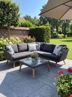 Milano Hoek Loungeset - Anthracite, Tuin en Terras, Verzenden, Nieuw