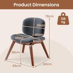 LIVSK Accentstoel - Ergonomisch met Gebogen Rugleuning - Rui, Verzenden, Nieuw