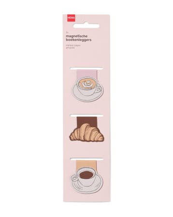 HEMA Magnetische boekenleggers koffie - 3 stuks, Verzenden, Nieuw