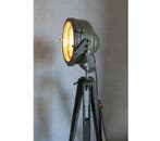 Staande lamp - Hout - Vintage * Uniek * Driepoot vloerlamp *, Antiek en Kunst