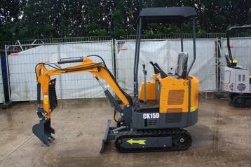 Veiling: Minigraver 15D Diesel 7kW 2026 Nieuw Demo, Zakelijke goederen, Ophalen, Graafmachine