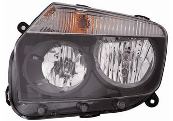Dacia Duster 2010-2013 Zwart Koplamp Links (Koplampen), Verzenden, Nieuw