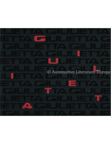2019 ALFA ROMEO GIULIETTA BROCHURE ITALIAANS, Nieuw, Alfa Romeo, Author