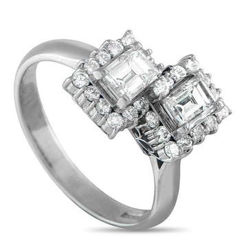 Ring Platina 1,74 ct Diamantenring, Platina - 1.74ct. tw., Nieuw