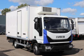 Iveco Eurocargo BAKWAGEN KOELWAGEN LAADKLEP THERMOKING V6..., Auto's, Dealer onderhouden, Stof, Gebruikt, Iveco