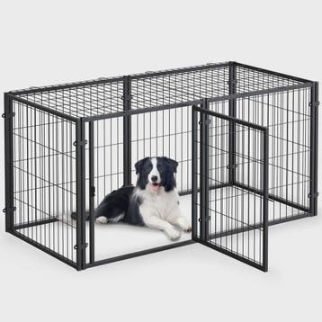 Robuuste Metalen Hondenkennel & Ren - Ontsnappingsvrij & Vei, Dieren en Toebehoren, Verzenden, Nieuw