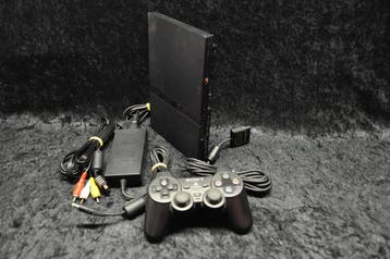 Sony Playstation 2 PS2 Console Slim (Zwart), Spelcomputers en Games, Verzenden, Nieuw