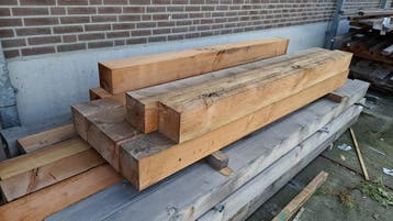 Douglas Paal Fijnbezaagd 15 x 15 x 250 cm, Doe-het-zelf en Verbouw, Hout en Planken, Ophalen of Verzenden, Nieuw