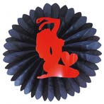 Decoratiewaaier sexy vrouw 60 cm - Pornstar feest, Hobby en Vrije tijd, Ophalen of Verzenden, Nieuw