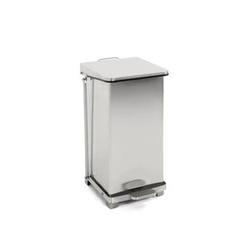 Industriële pedaalemmer 45 ltr - Mat RVS, Huis en Inrichting, Woonaccessoires | Prullenbakken, Verzenden, Nieuw