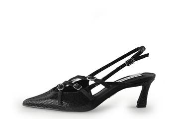 Steve Madden Slingbacks in maat 40 Zwart, Verzenden, Zwart, Steve Madden, Zo goed als nieuw