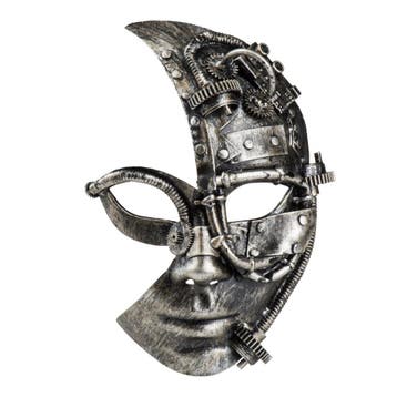 Steampunk masker Half face (man/vrouw), Kleding | Dames, Verzenden, Nieuw