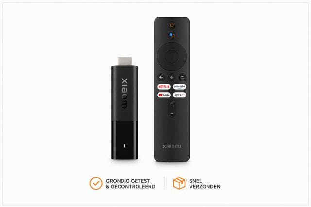 Xiaomi TV Stick 4K (2nd Gen) | Stream in 4K met Google TV..., Audio, Tv en Foto, Mediaspelers, Zo goed als nieuw, Verzenden