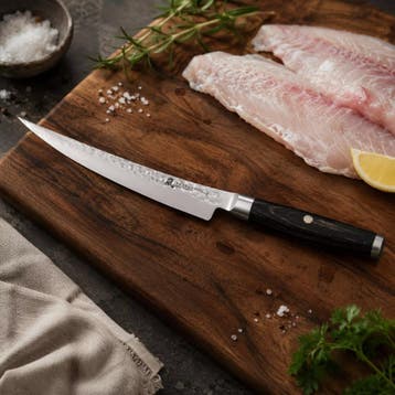 Yaxell Ketu Uitbeenmes 15 cm – SG2 Stalen Kern – Tsuchim, Ophalen of Verzenden, Nieuw, Hout