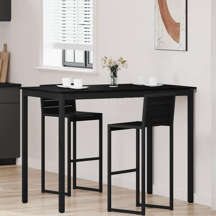 vidaXL Staande Bartafel Bewerkt hout, Huis en Inrichting, Tafels | Eettafels, Nieuw, Verzenden