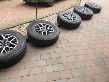 18” originele Jeep Wrangler Sahara velgen + banden 5x127 5x, 18 inch, 255 mm, Banden en Velgen, Nieuw