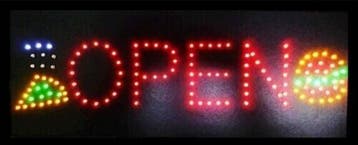OPEN lamp LED verlichting reclame bord lichtbak #B1, Verzenden, Nieuw in verpakking