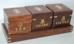 Kruidendoos - Hout, Antiek en Kunst