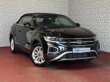 Zakelijke Lease |  Volkswagen T-Roc Cabrio TSI VIR.COCKPIT C, Stof, Gebruikt, Zwart, Cabriolet