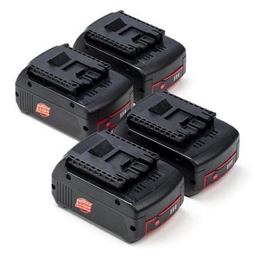 Startset: 4x Bosch GBA 18V / 1600Z00038, 123accu huismerk, Verzenden, Nieuw