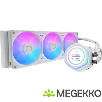 Cooler Master MasterLiquid Atmos II LCD 360 - Wit, Verzenden, Nieuw