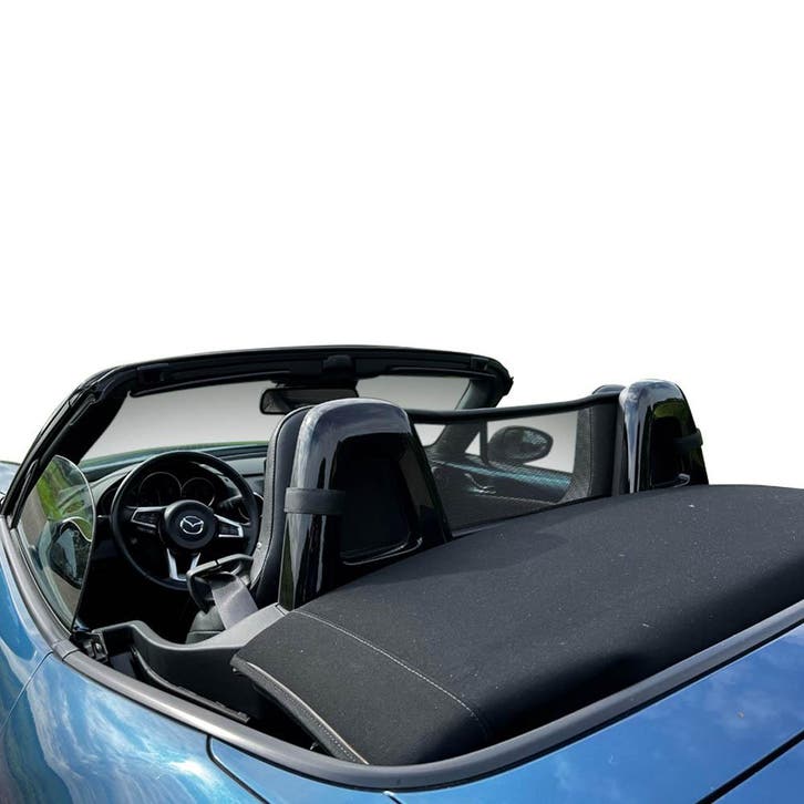 Mazda MX-5 (2017-2025) Cabrio windscherm Zwart windscherm op, Auto diversen, Overige Auto diversen, Ophalen of Verzenden