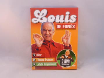 Louis de Funes - Oscar /L Homme orchestra /La folie (3 DVD), Ophalen of Verzenden, Zo goed als nieuw