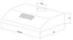 Afzuigkap Onderbouw Zwart 60cm | Nieuw | OP=OP, Onderbouw afzuigkap, Nieuw, Ophalen of Verzenden, Inbouw