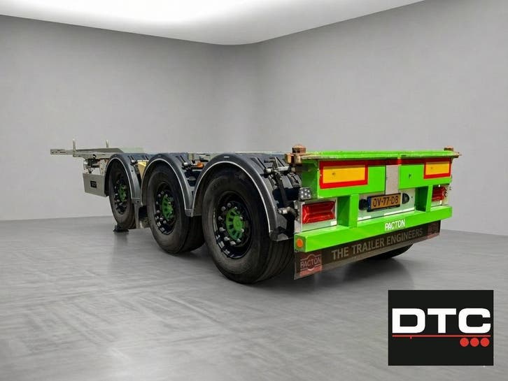 Pacton containerchassis | Fusee-as | Schuifkop | Geschoopeer, Auto's, Vrachtwagens, Aanhangers en Opleggers