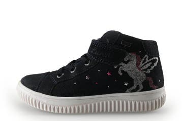 Lurchi Sneakers Meisjes in maat 28 Blauw, Verzenden, Jongen of Meisje, Schoenen, Zo goed als nieuw