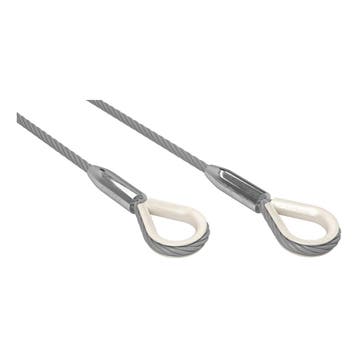 FORTEX Steel 3 meter - Ø10mm 1T staalkabel 6x 36 + stk, Muziek en Instrumenten, Licht en Laser, Verzenden, Nieuw