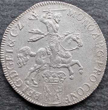 Nederland, Gelderland. Zilveren Rijder of Dukaton 1734 / VOC, Postzegels en Munten, Munten | Nederland