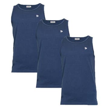 Donnay Donnay Heren - 3-Pack - Singlet James - Navy, Verzenden, Nieuw